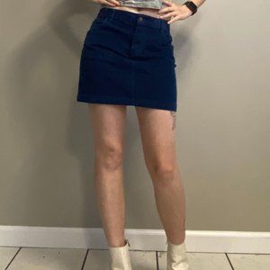 BDG Courdory Blue Miniskirt